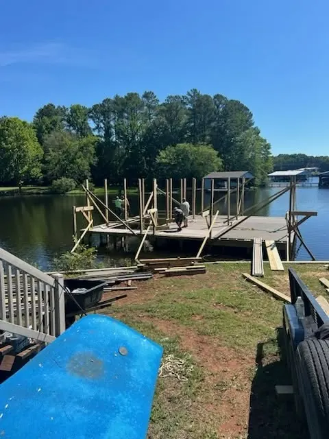 Ready for upper band and sundeck, Joyceville, VA